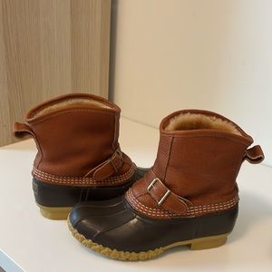 L.L. Bean Shearling Lined Duck Boots